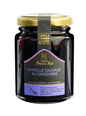 Confiture de myrtille au gingembre CONFITURE DE MYRTILLE AU GINGEMBRE